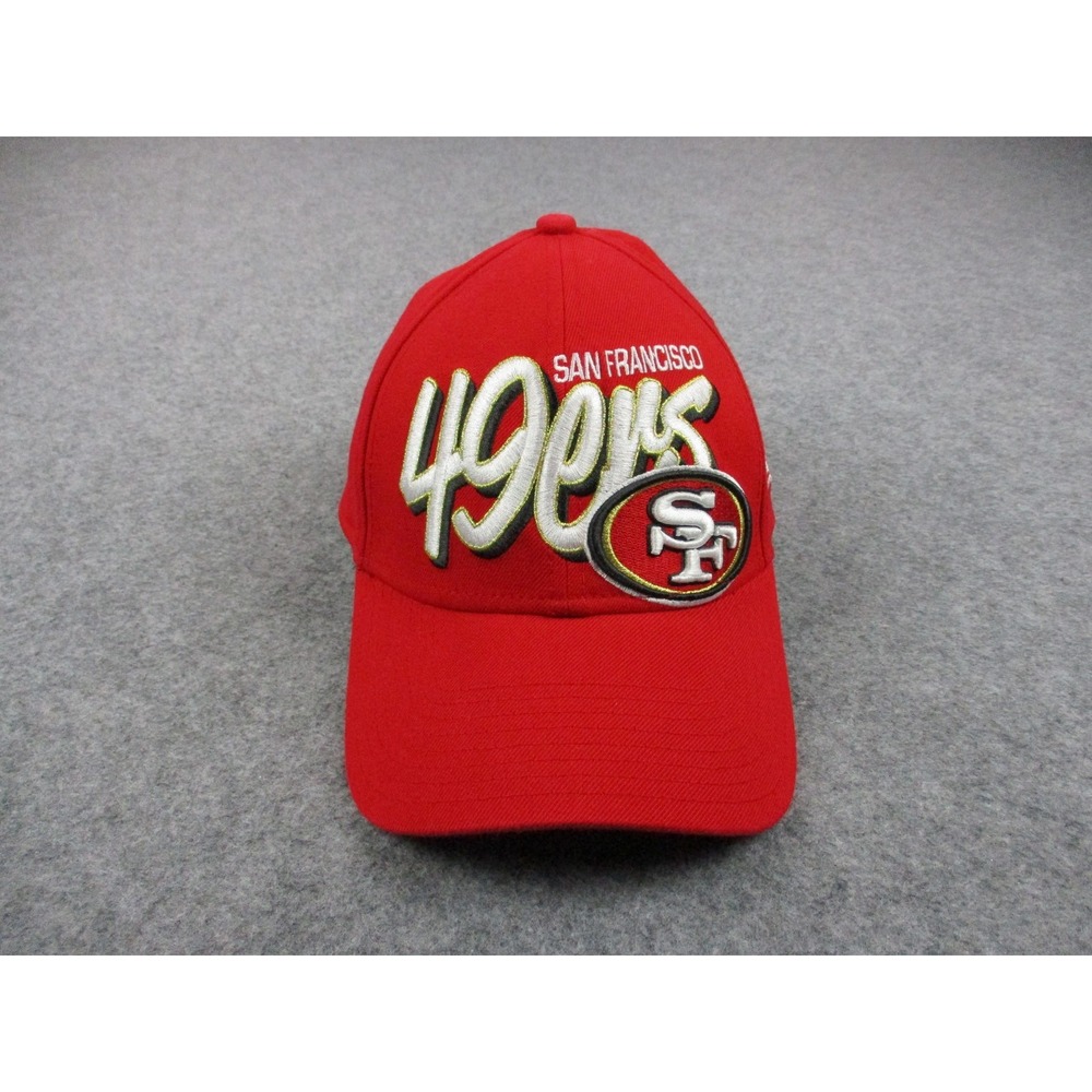 San Francisco 49ers Hat Cap Fitted Mens Medium Red White NFL New Era 39THIRTY